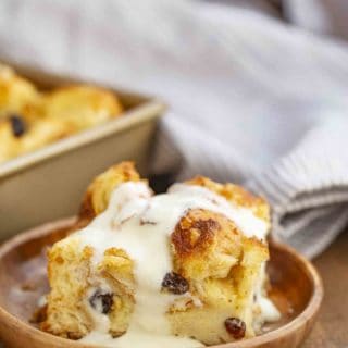 Bread Pudding with Vanilla Sauce